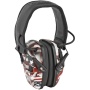 Howard Leight Impact Sport, Electronic Earmuff, Folding, One Nation One Flag Finish