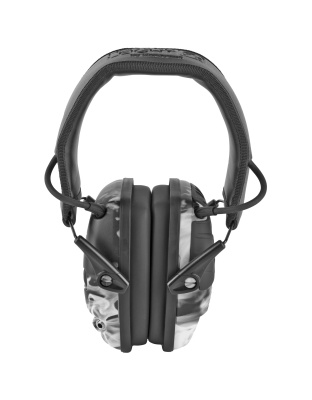 Howard Leight Impact Sport, Electronic Earmuff, Folding, Smoke Finish