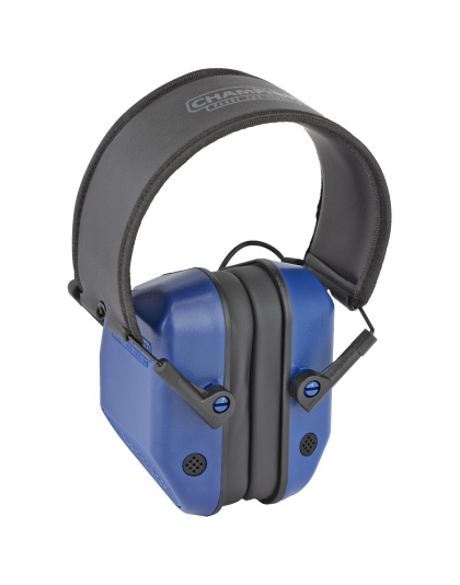 Champion Traps & Targets Vanquish Electronic Earmuff, Blue