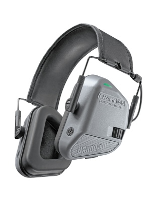 Champion Traps & Targets Vanquish Electronic Earmuff, Gray