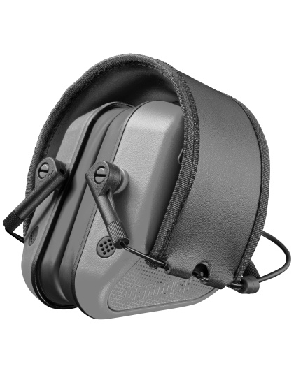 Champion Traps & Targets Vanquish Electronic Earmuff, Gray