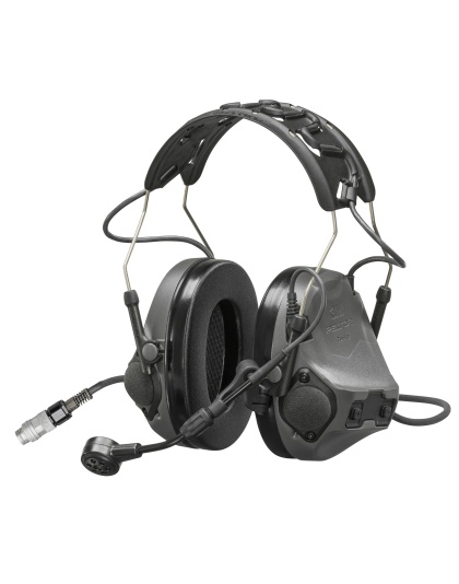 3M/Peltor ComTac VIII, Hearing Defender, Electronic Earmuff,Matte Finish, Gray