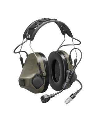 3M/Peltor ComTac VIII, Hearing Defender, Electronic Earmuff, Matte Finish, Olive Drab Green