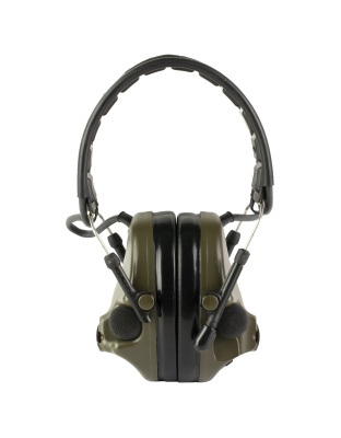 3M/Peltor ComTac V, Electronic Earmuff, Green, Plastic