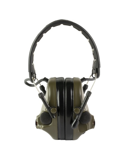3M/Peltor ComTac V, Electronic Earmuff, Green, Plastic
