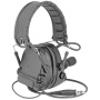 3M/Peltor ComTac V, Electronic Earmuff, Headband, Foldable, Single Lead, Standard Dynamic Mic, NATO Wiring, Black Color