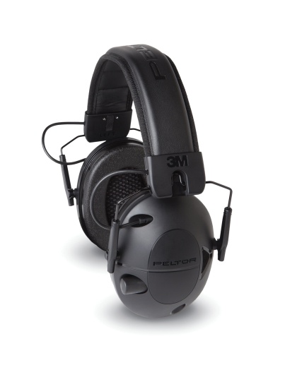 3M/Peltor Tactical Sport Electronic Earmuff, Foam, Black, NRR 22