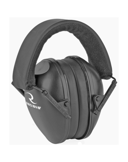 Radians Lowset Compact Earmuff, Black, NRR 21, Will Not Fit Adults - Ideal For Smaller Heads