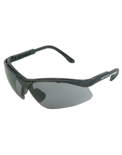 Radians Revelation Glasses, Black Frame, Dark Smoke Lens