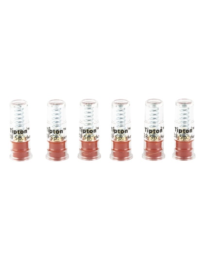 Tipton Snap Caps, Translucent Red, 38 Special/357 Magnum, 6-Pack