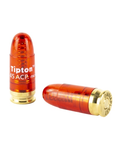 Tipton Snap Caps, Translucent Red, 45 ACP, 5-Pack