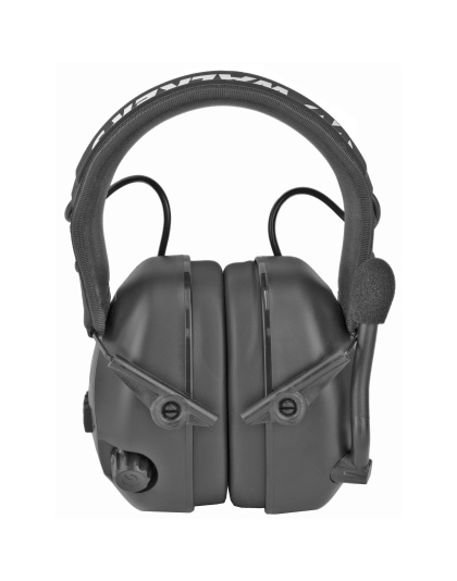 Walker's Passive Earmuff With Bluetooth, Black, Adjustable Boom Mic