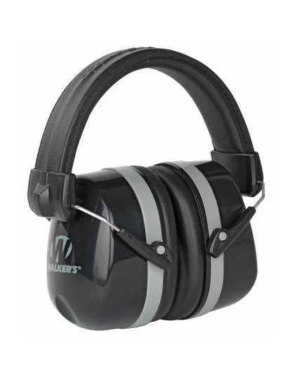 Walker's Folding Earmuff, Black, 1 Pair