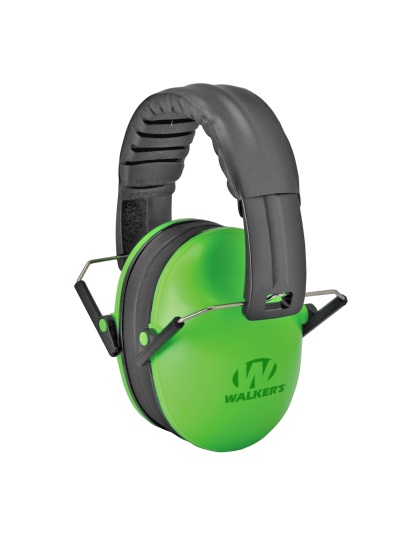 Walker's Passive, Ultra Compact Hearing Protection, Earmuff, Lime Green