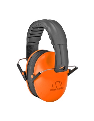 Walker's Passive, Ultra Compact Hearing Protection, Earmuff, Orange