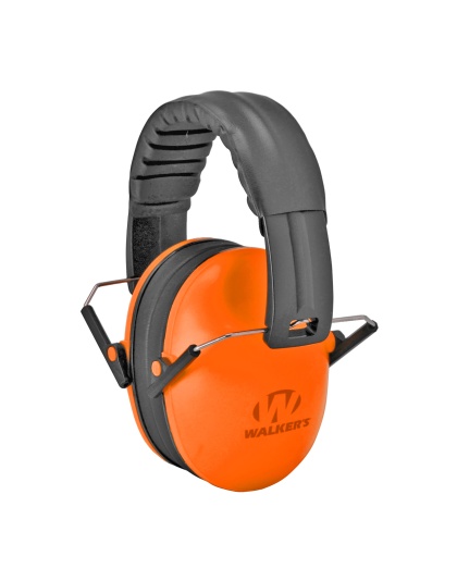 Walker's Passive, Ultra Compact Hearing Protection, Earmuff, Orange