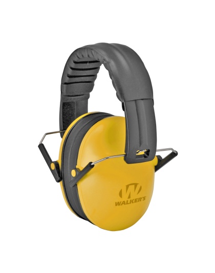 Walker's Passive, Compact Hearing Protection, Earmuff, Yellow
