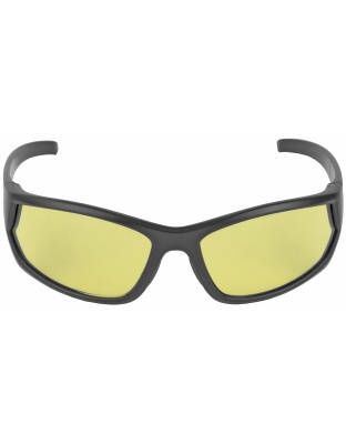 Walker's IKON, Carbine Full Frame Shooting Glasses, Black Frame, Amber Lens