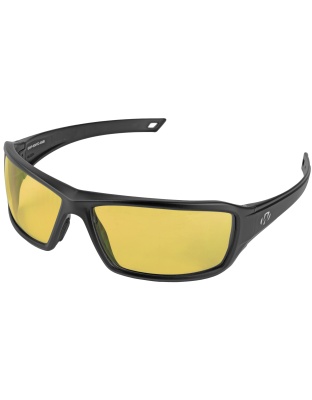 Walker's IKON, Forge Full Frame Shooting Glasses, Black Frame, Amber Lens