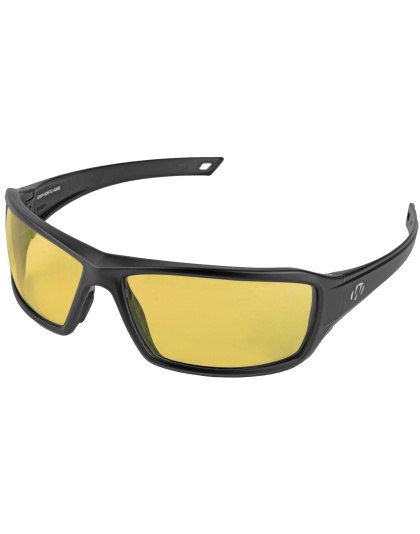 Walker's IKON, Forge Full Frame Shooting Glasses, Black Frame, Amber Lens