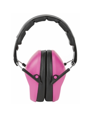Walker's Passive, Folding Earmuff, Pink, 1 Pair