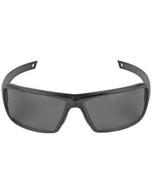 Walker's IKON, Forge Full Frame Shooting Glasses, Black Frame, Smoke Lens