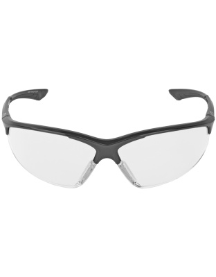 Walker's IKON, Tanker Open Frame Shooting Glasses, Black Frame, Clear Lens