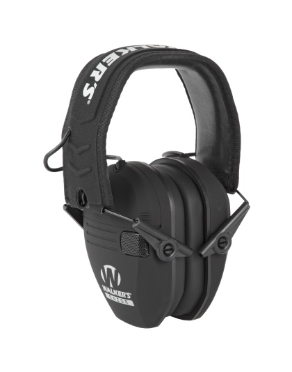 Walker's Razor, Electronic Earmuff, Black, 1 Pair