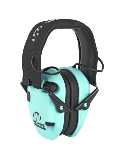 Walker's Razor, Electronic Earmuff, Teal, 1 Pair