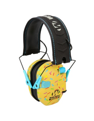 Walker's Razor Slim, Electronic Earmuff, Gold Sprinkle