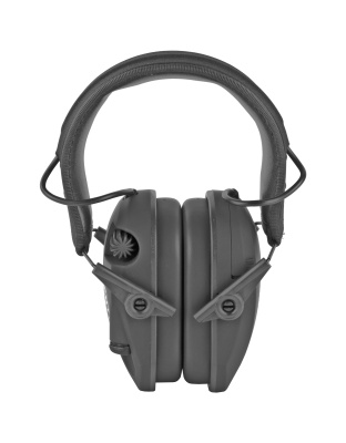Walker's Razor, Freedom Slim Electronic Earmuff, 2nd Amendment Logo, Two Hi-Gain Omnidirectional Microphones, Low Noise/Frequency Tuned for Natural Sound Clarity, Hi-Def Sound Output w/ Audio Input Jack