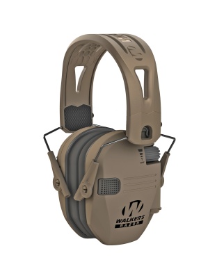 Walker's Razor, FDE Rubber Headband, Electronic Earmuff, Flat Dark Earth