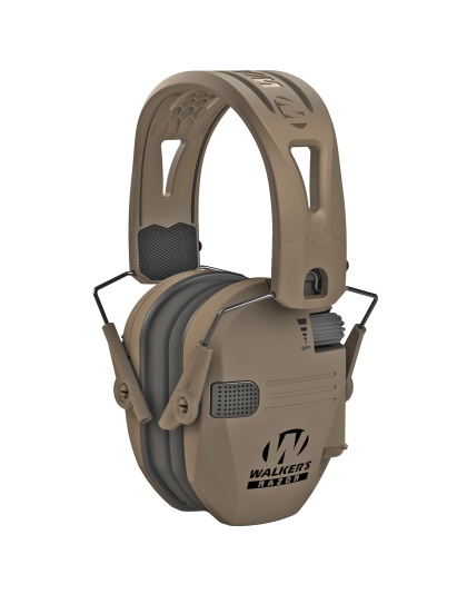 Walker's Razor, FDE Rubber Headband, Electronic Earmuff, Flat Dark Earth