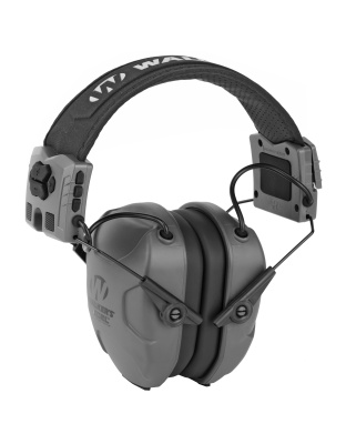 Walker's Xcel 500BT Digital Electronic Earmuff, Gray, Bluetooth