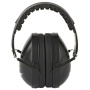 Walker's Compact and Women Folding Earmuff, Black, 1 Pair, Will Not Fit Adults - Ideal For Smaller Heads
