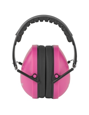 Walker's Folding Earmuff, Pink, 1 Pair, Will Not Fit Adults - Ideal For Smaller Heads