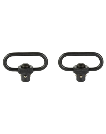 Allen Company QD Sling Swivel, 2 Pack, 1.25", Black