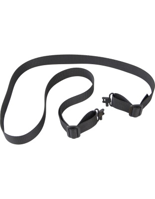 Bulldog Cases Single Point Sling, Deluxe Locking Swivels, Poly Oxford Nylon Construction, Black