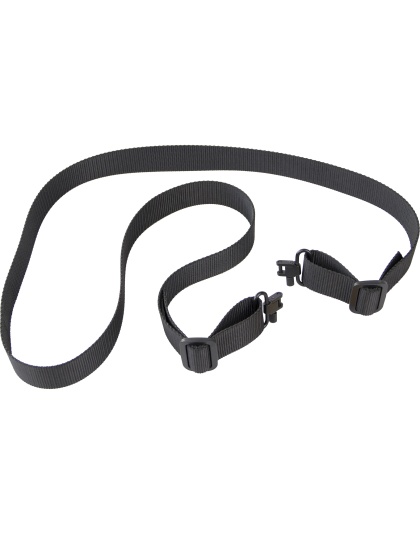 Bulldog Cases Single Point Sling, Deluxe Locking Swivels, Poly Oxford Nylon Construction, Black