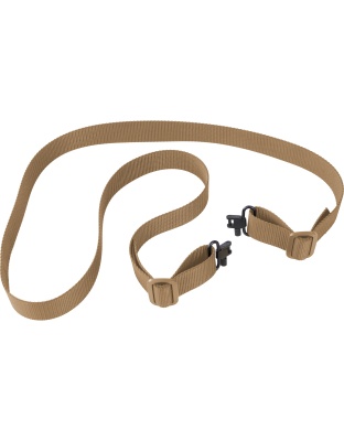 Bulldog Cases Single Point Sling, Deluxe Locking Swivels, Poly Oxford Nylon Construction, Tan