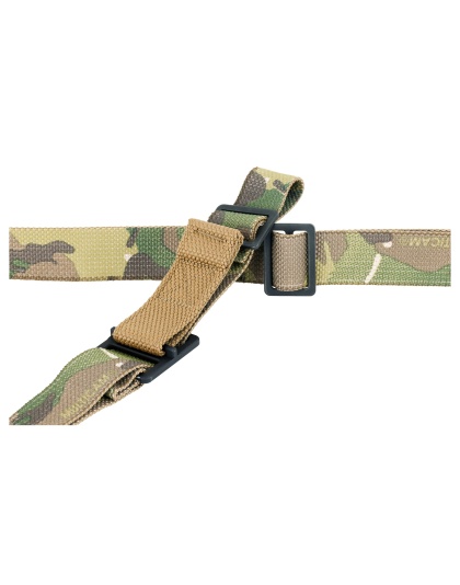 Blue Force Gear Vickers Combat Applications Sling, 2 Point Combat Sling with Metal Hardware, 54"-64" Length, Multicam, 1.25" Webbing