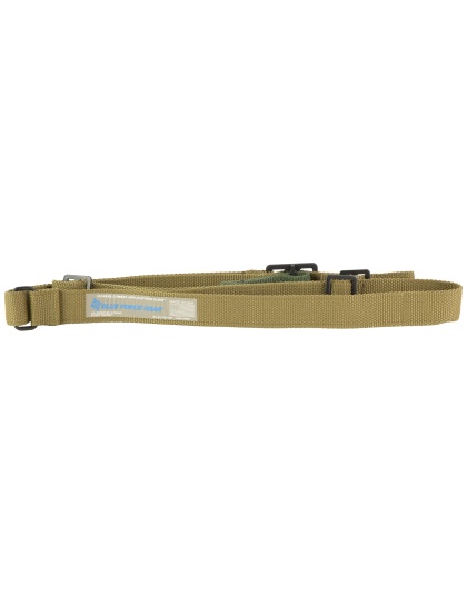 Blue Force Gear Vickers Combat Applications Sling, 2-Point Combat  Sling with Metal Hardware, 54"-64" Length, Coyote, 1.25" Webbing