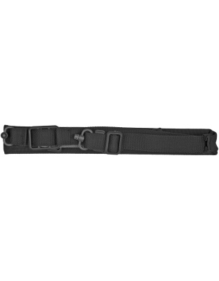 Blue Force Gear Vickers 221 Sling, Padded, 2-To-1 Point Sling, Black, Push Button Swivel, Molded Acetal Adjuster