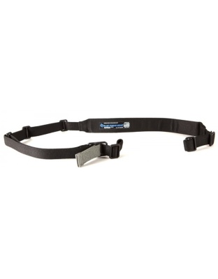 Blue Force Gear Vickers 221 Sling, 2-To-1 Point Sling, Black, RED Swivel, Molded Acetal Adjuster
