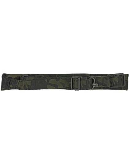 Blue Force Gear Vickers 221 Sling, Padded, 2-To-1 Point Sling, Multicam Black, RED Swivel, Molded Acetal Adjuster