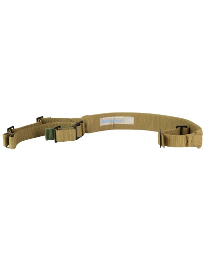 Blue Force Gear Vickers Combat Applications Sling, Padded 2-Point Sling with Metal Hardware, 54"-64" Length, Coyote, 1.25" Webbing