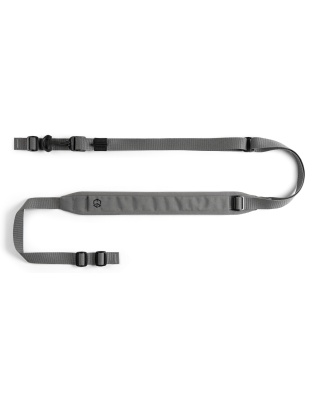 Edgar Sherman Design ESD Sling, Padded, 2-Point Combat Sling, 1", Matte Finish, Wolf Gray, 20+ Inches of Adjustment, Mounting Hardware not Included