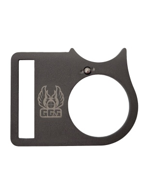 GG&G, Inc. Front Sling Mount, Fits Mossberg 590, Ambidextrous Design, Matte Finish, Black