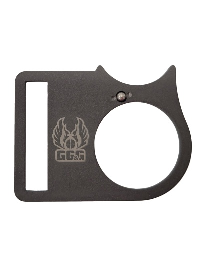 GG&G, Inc. Front Sling Mount, Fits Mossberg 590, Ambidextrous Design, Matte Finish, Black