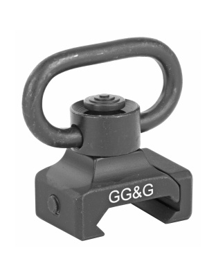 GG&G, Inc. Quick Detach Sling Thing For Dovetail, Heavy Duty Enhanced Quick Detach Sling Swivel, Fits AR-15, Picatinny, Black Finish